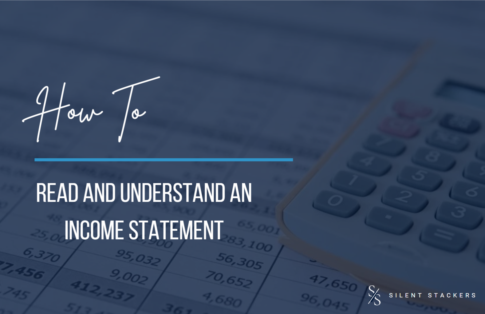 how to read an income statement